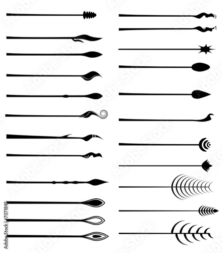 23 floral strokes and brushes