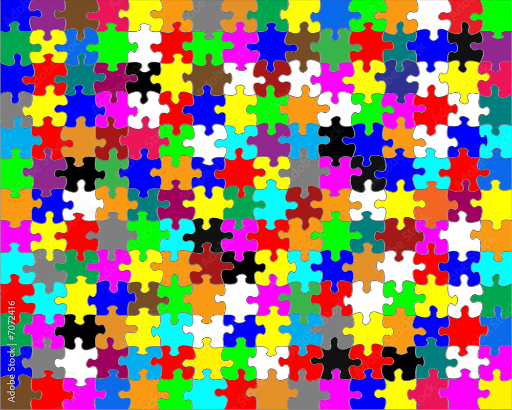 Pieces of the puzzle. Pieces of the puzzle.
