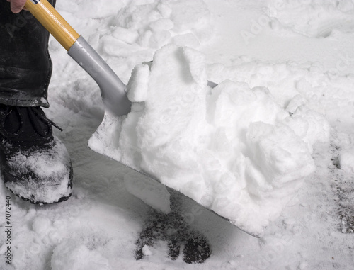 shovelling snow