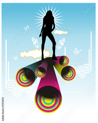 composicion de modelo en vector