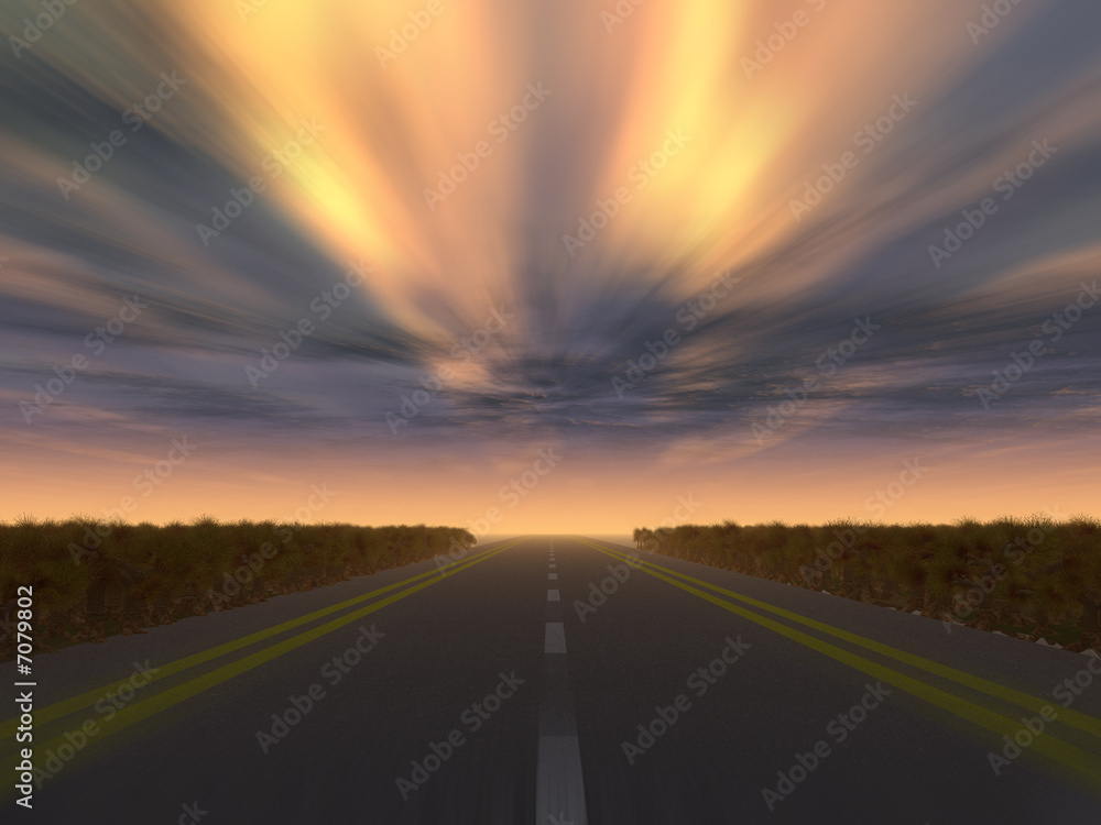 night speed highway