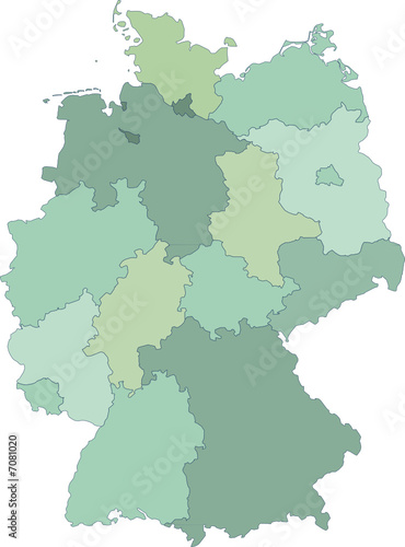 mapa das regi  es alem  s