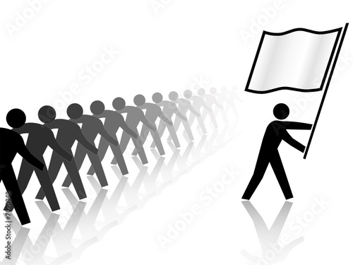 People Leader Carries Flag Forward