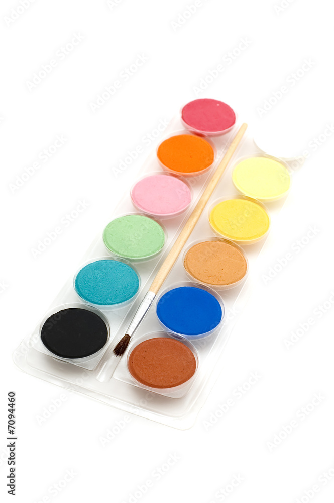water-colour on white water-colour on white