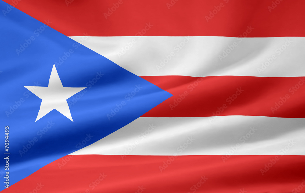Fototapeta premium Puertoricanische Flagge
