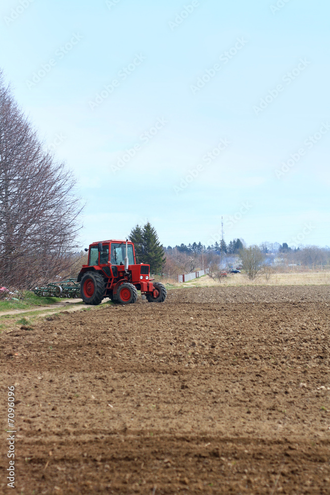 Obraz premium tractor
