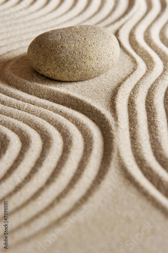 Canvas Print Zen stone
