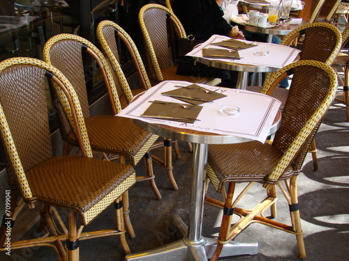 Obraz na plátně terrasse de brasserie