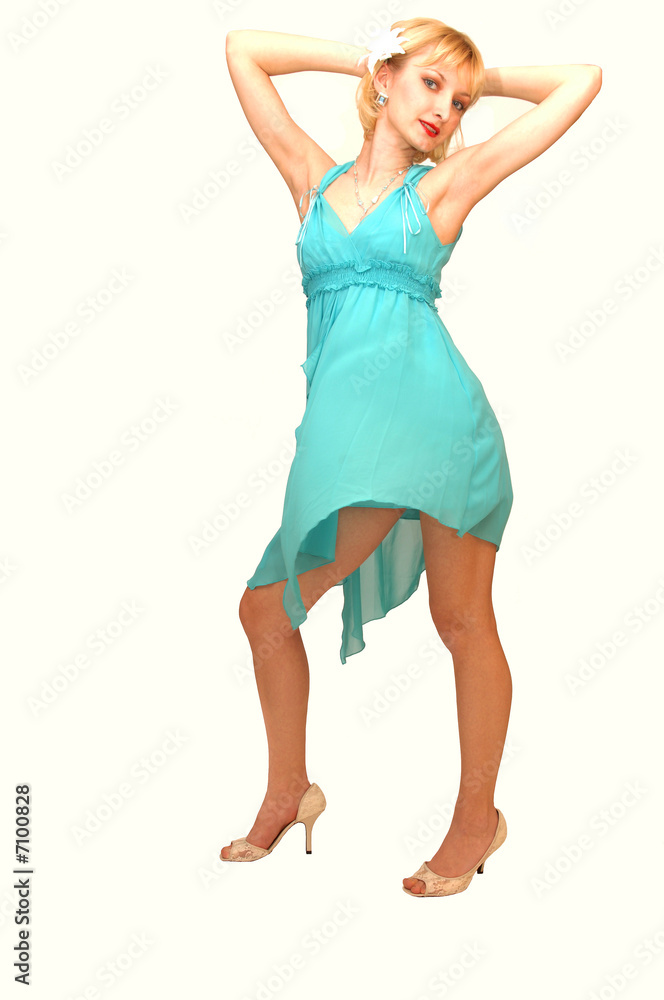 Standing blond lady 1. Standing blond lady 1.