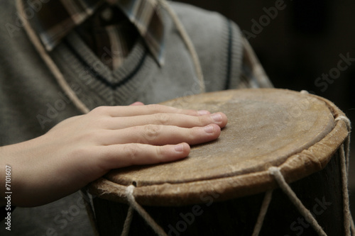 hands on drum