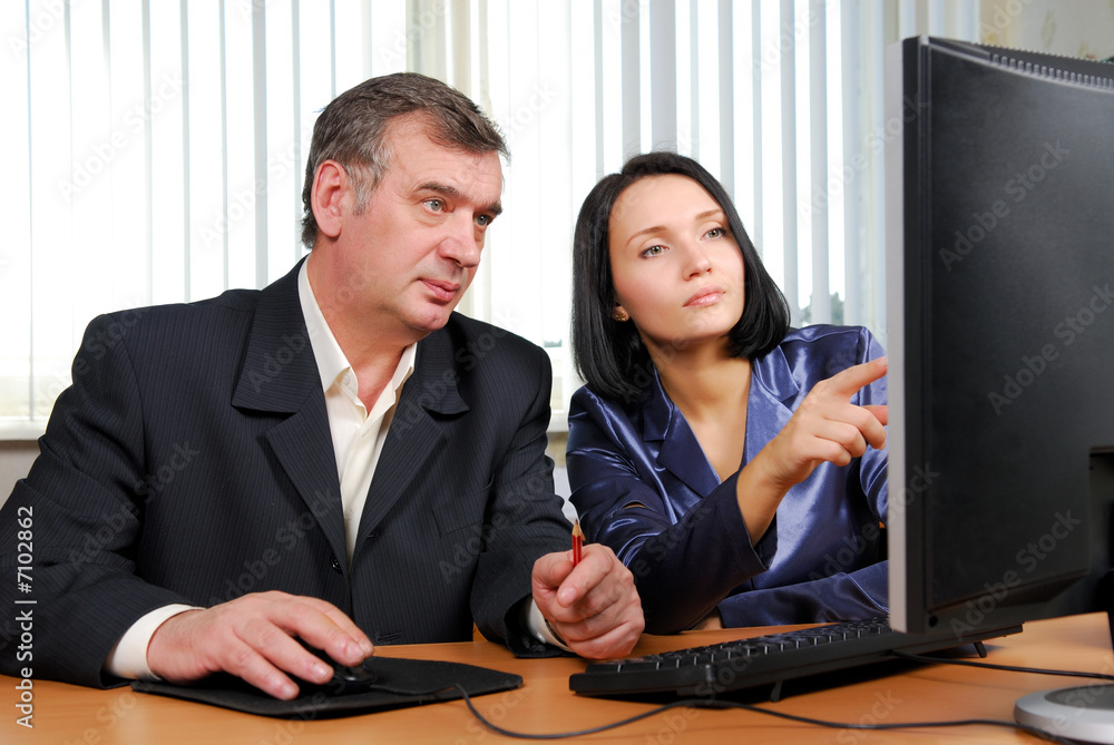 Business people working