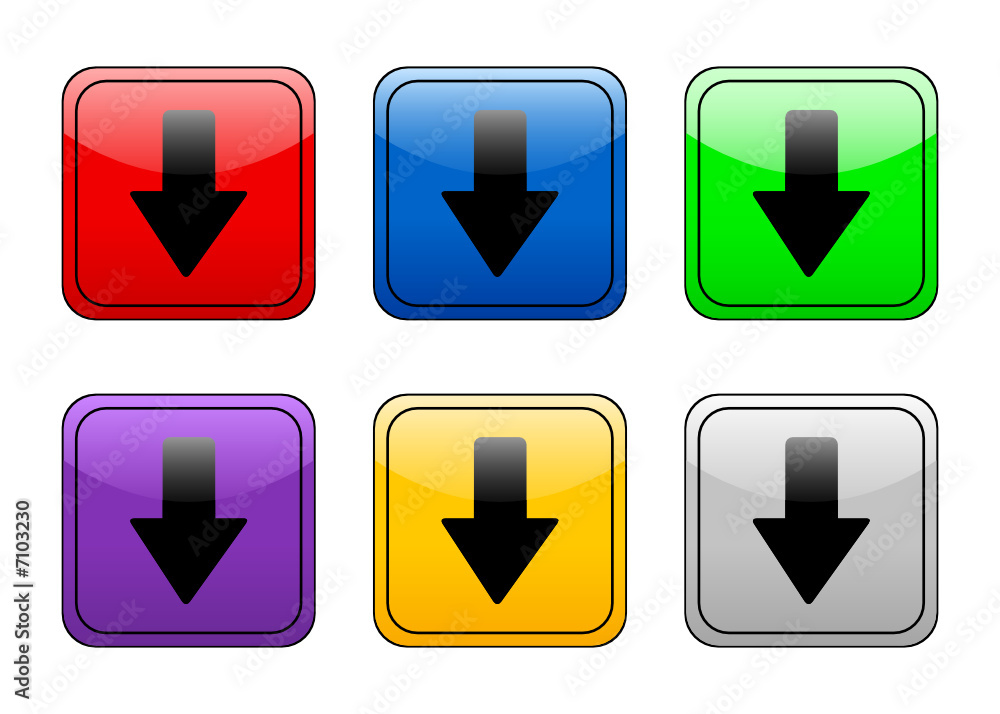 rounded square button down arrow rounded square button down arrow