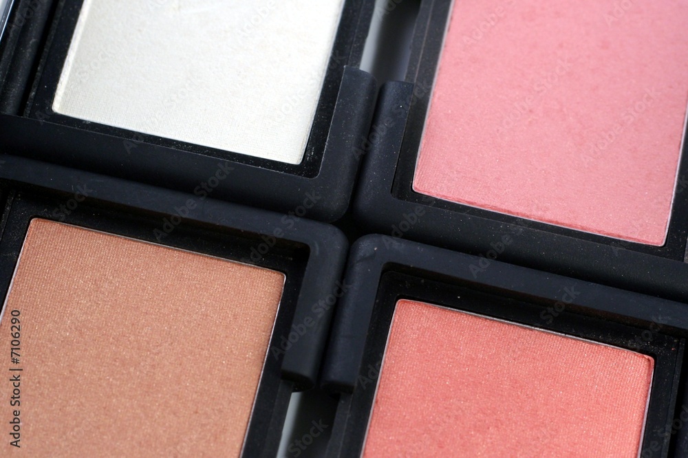 Fototapeta premium four blush compacts