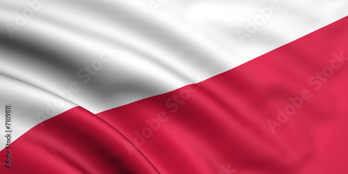 Flag Of Poland photo