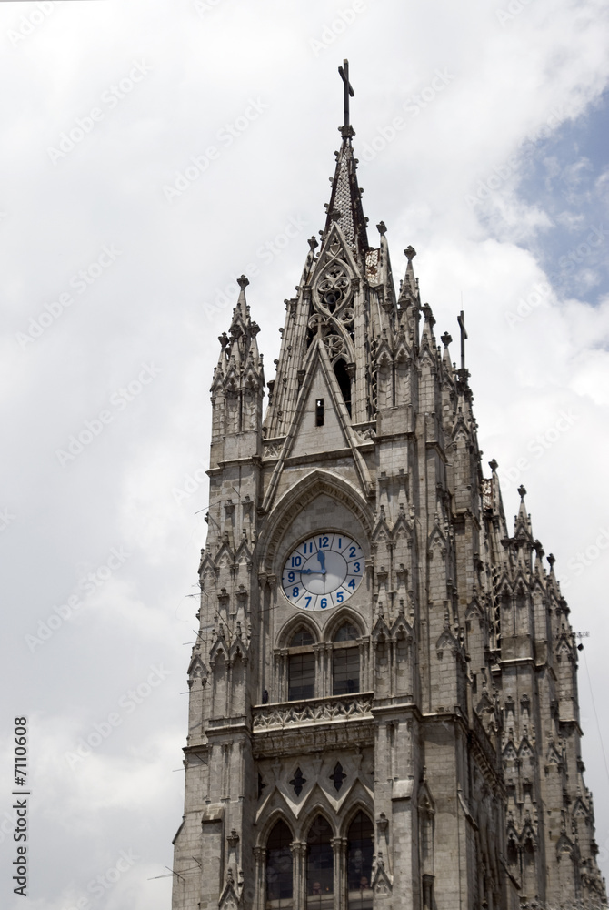 Fototapeta premium basilica quito ecuador