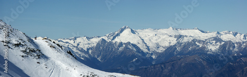 Panorama invernale in Trentino photo