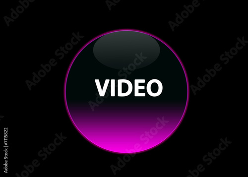 button video pink neon