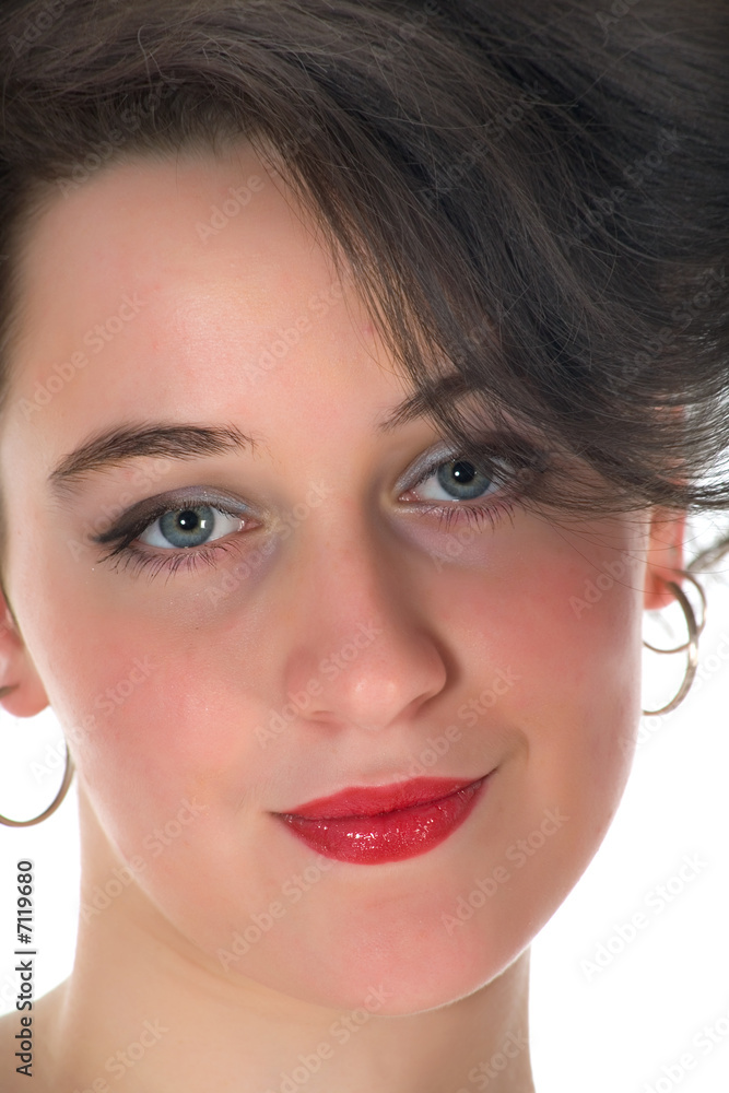 portrait of the nude girl