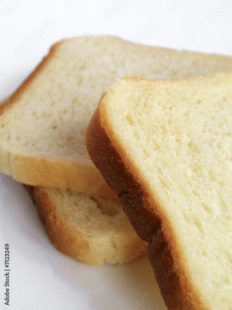 fresh wheaten bread to toasts