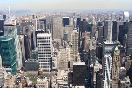 Panoramic view of the New York City skyline