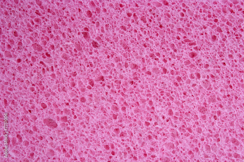Pink Synthetic Foam Sponge as a Background