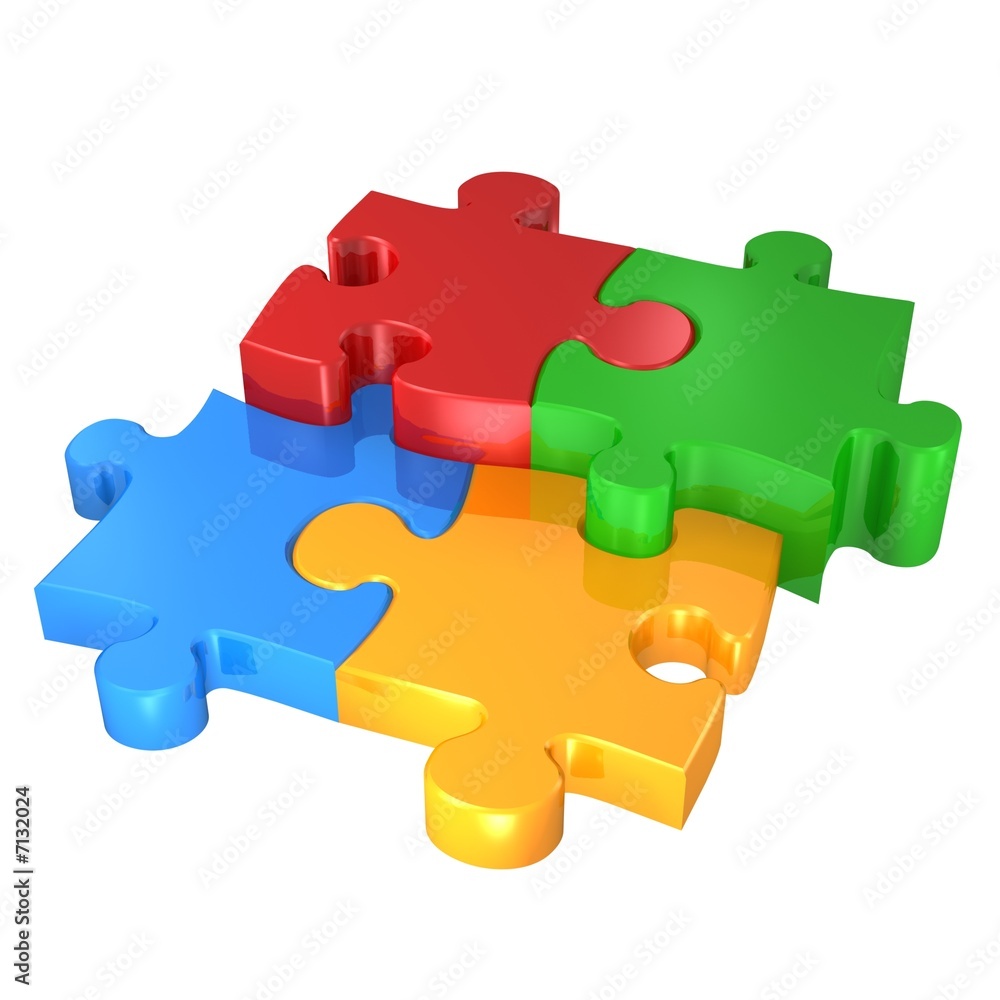 Obraz premium colorful puzzles