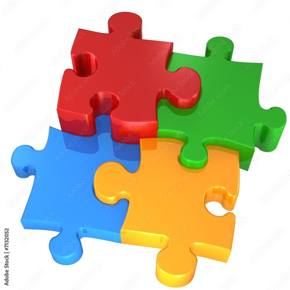 Fototapeta premium colorful puzzles