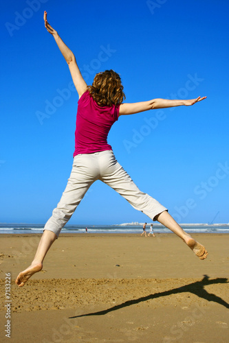 Photos Girl jump power