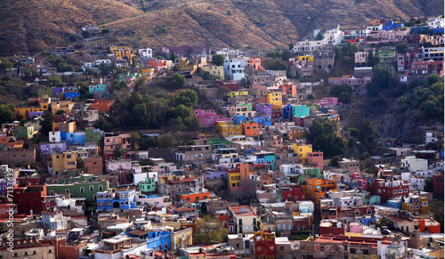 Many Colored Houses Guanajuato Mexico © Bill Perry