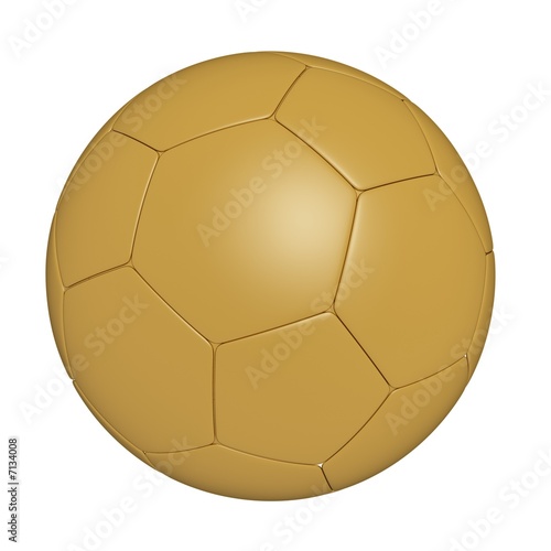 gold 3d football