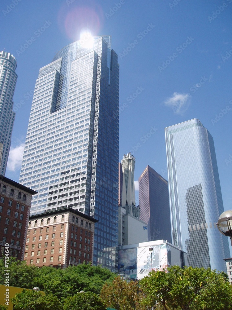 Naklejka premium Los Angeles, grattacieli