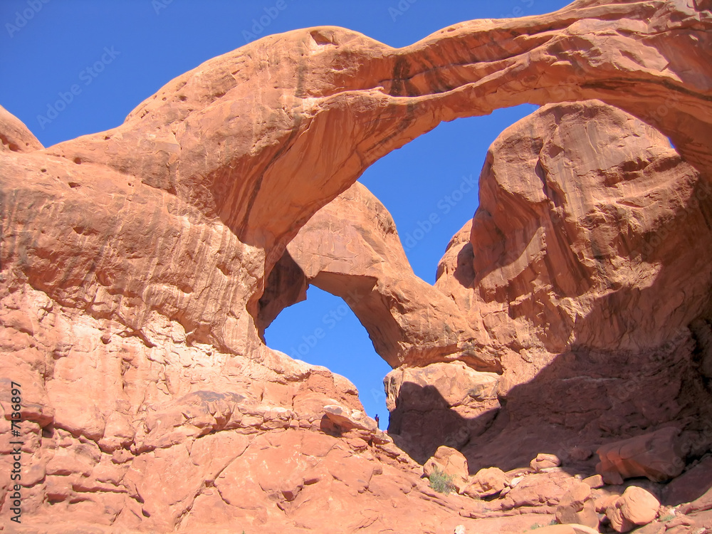 Fototapeta premium double arch in Arches national park