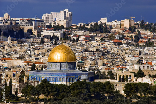 The holy city Jerusalem from Israel