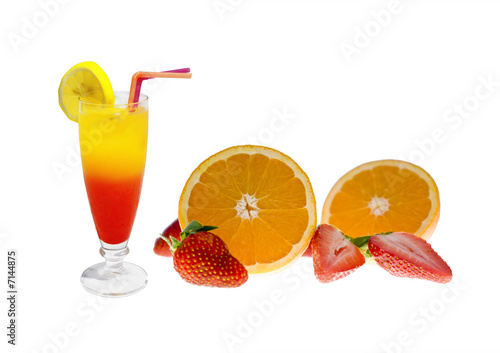 cocktails and fruits
