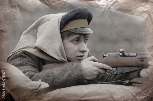 Принти на полотні Soldier 1918