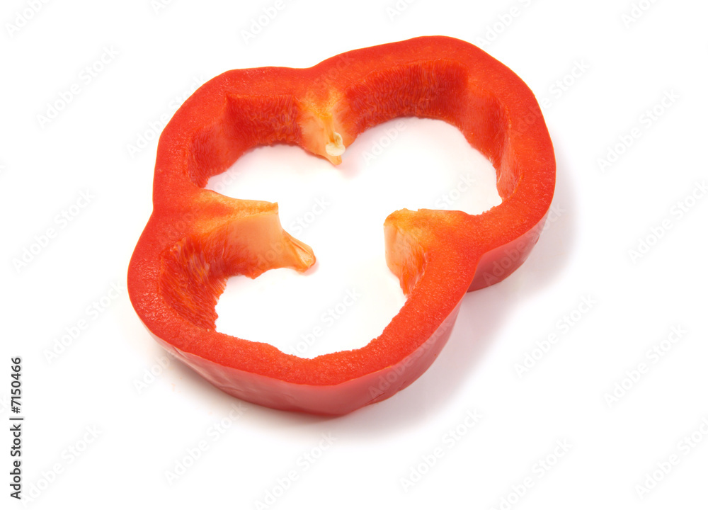 slice of red pepper slice of red pepper
