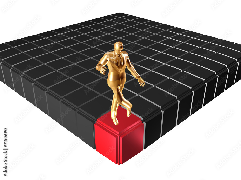businessman golden businessman golden