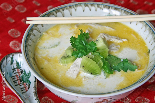 Soupe thailandaise