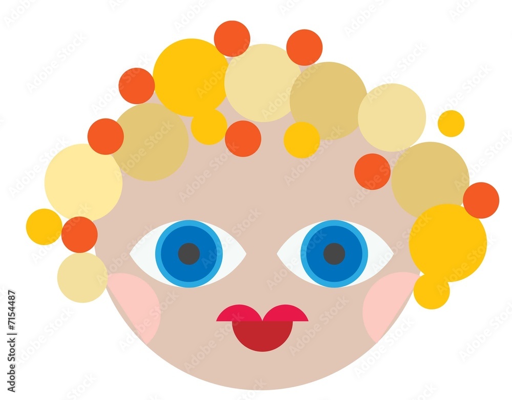 Fototapeta premium visage fille