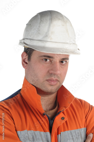 portrait of a mine worker