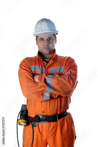 portrait of a mine worker