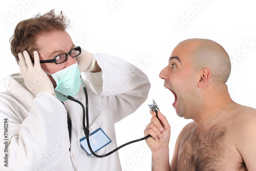 funny doctor and patient