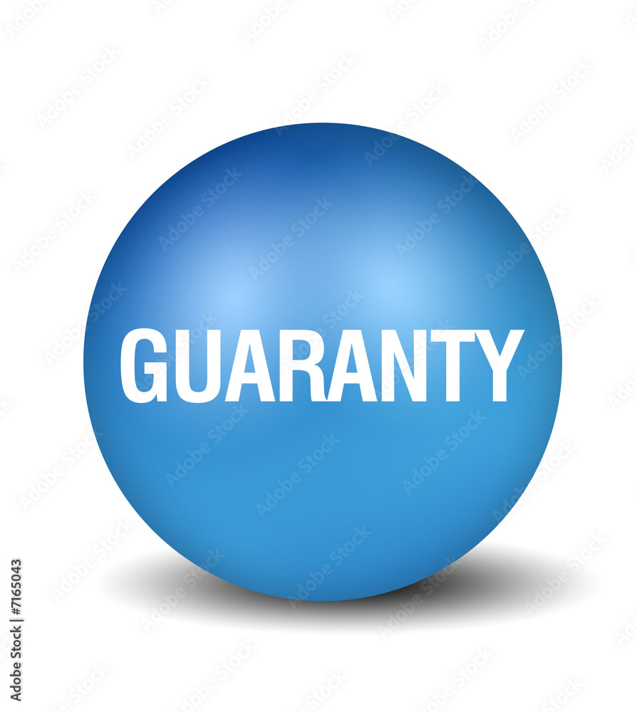 guaranty - blue guaranty - blue