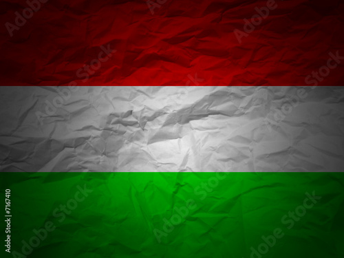 Wallpaper Mural grunge background Hungary flag