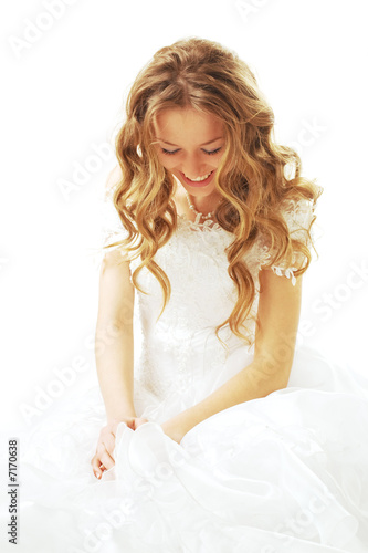 laughing bride