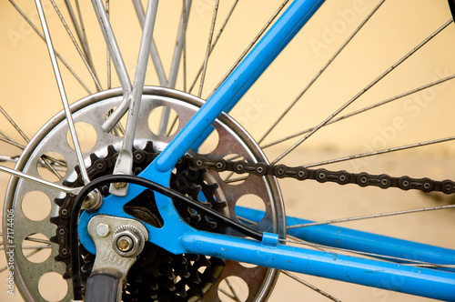 Rear chainrings of a bicycle