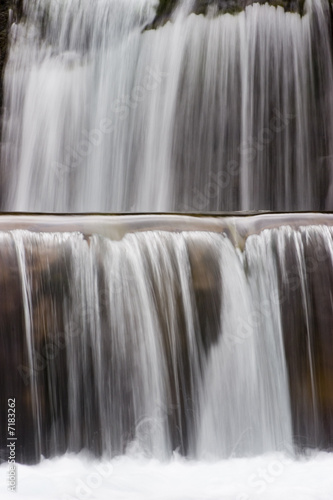 Canvas Print Detail of a waterfall