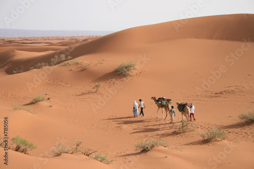 M  har  e dans le Sahara marocain