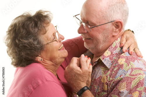 Happy Senior Couple Dancing