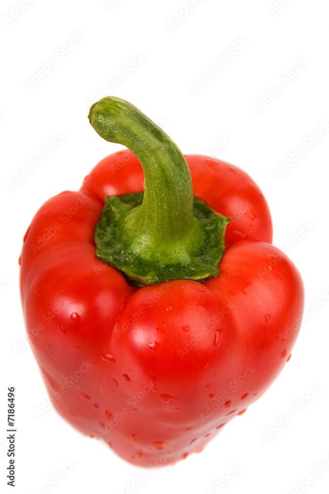 Red pepper close-up Red pepper close-up